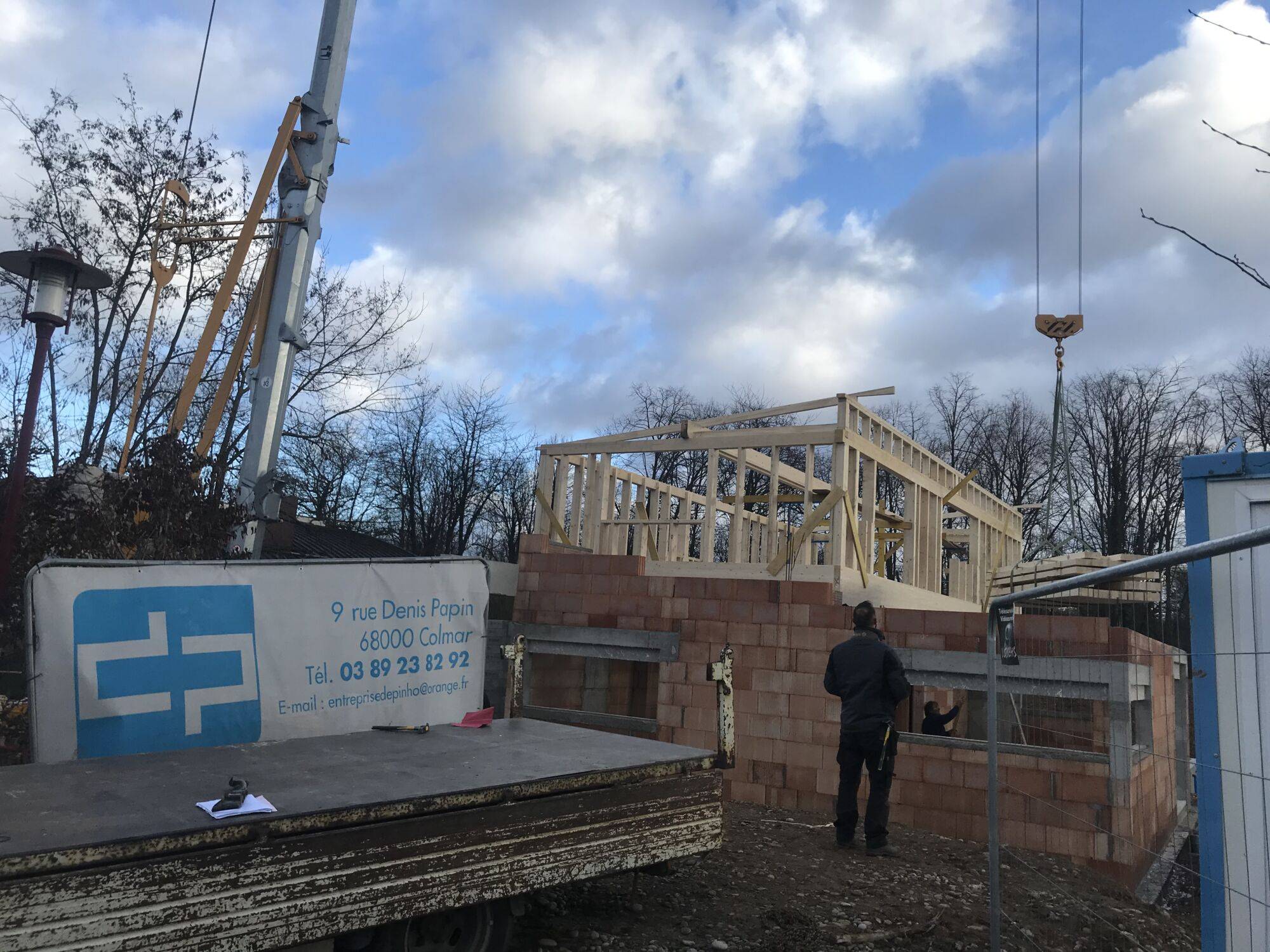 Construction neuve de maisons individuelles et de bâtiments publics en Alsace et dans le Grand Est Saint-Dié-des-Vosges 2